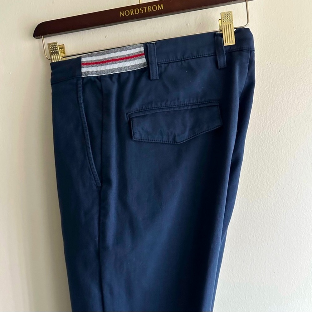 Eleventy Elastic Band Navy Chinos